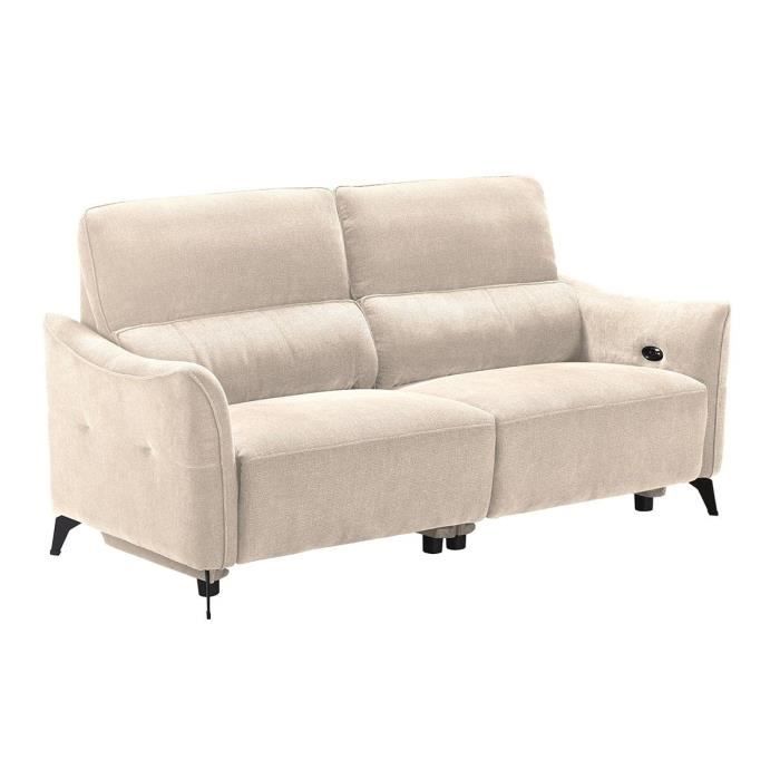 Produit similaire: BURGOS - Canapé 3 Places Electrique Tissu Waterproof Beige