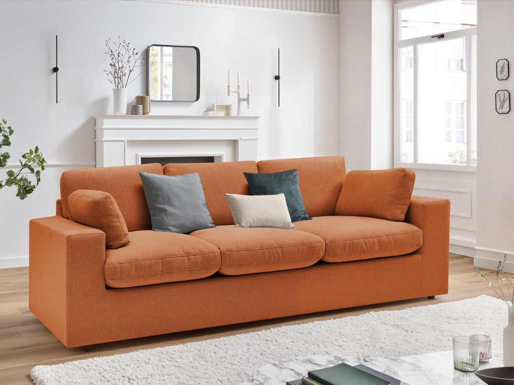 Produit similaire: Canapé droit fixe compact BELAIR orange BOBOCHIC 3 places