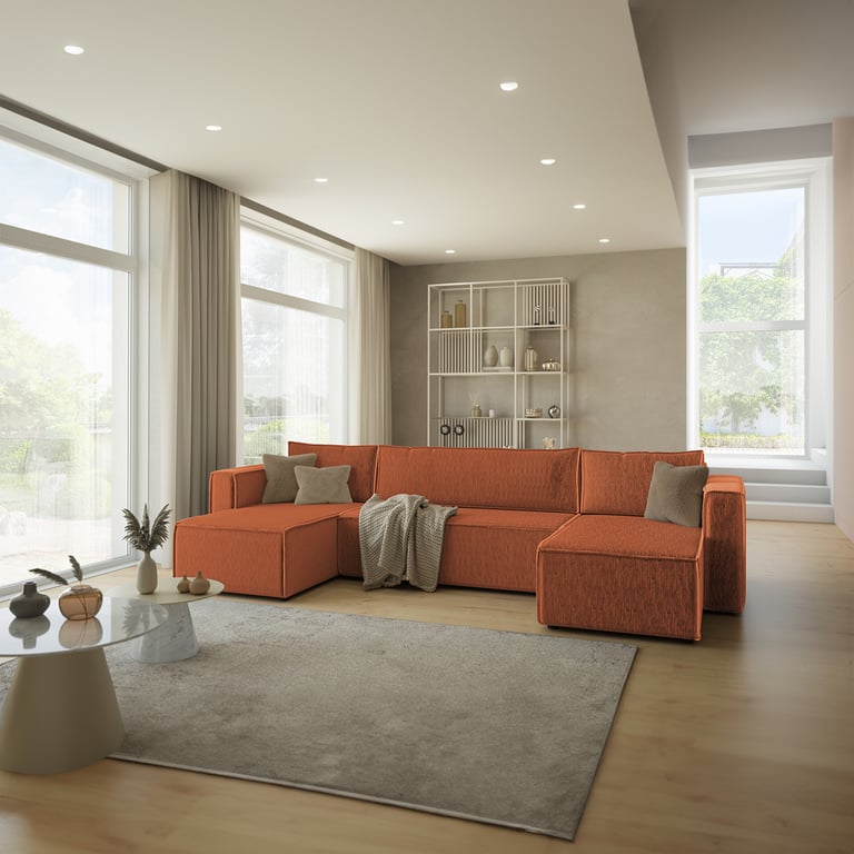 Produit similaire: Ezekiel - Canapé convertible velours côtelé Orange