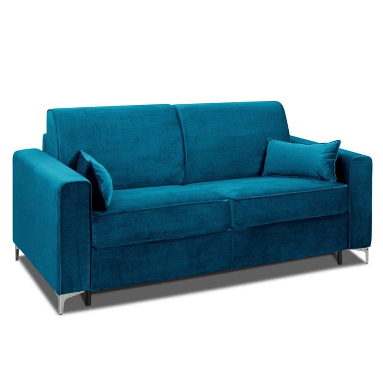 Produit similaire: JACKSON - Canapé convertible velours bleu azur