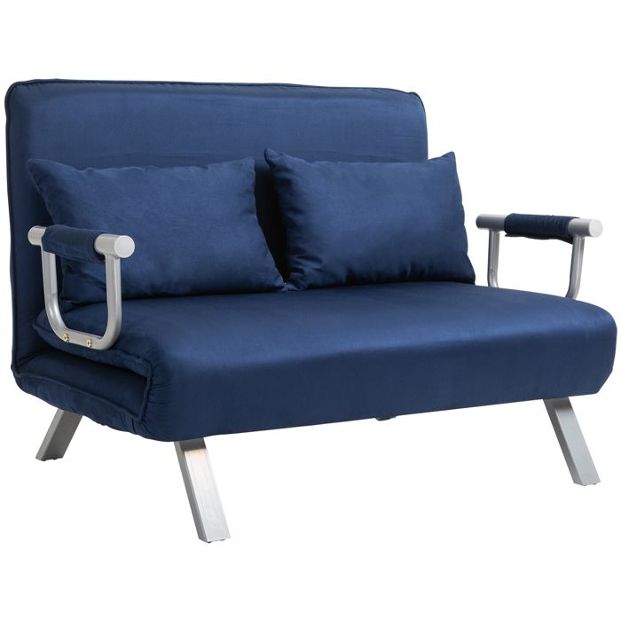 Produit similaire: HOMCOM - canapé-lit - Suède - 111x80x78cm - Bleu
