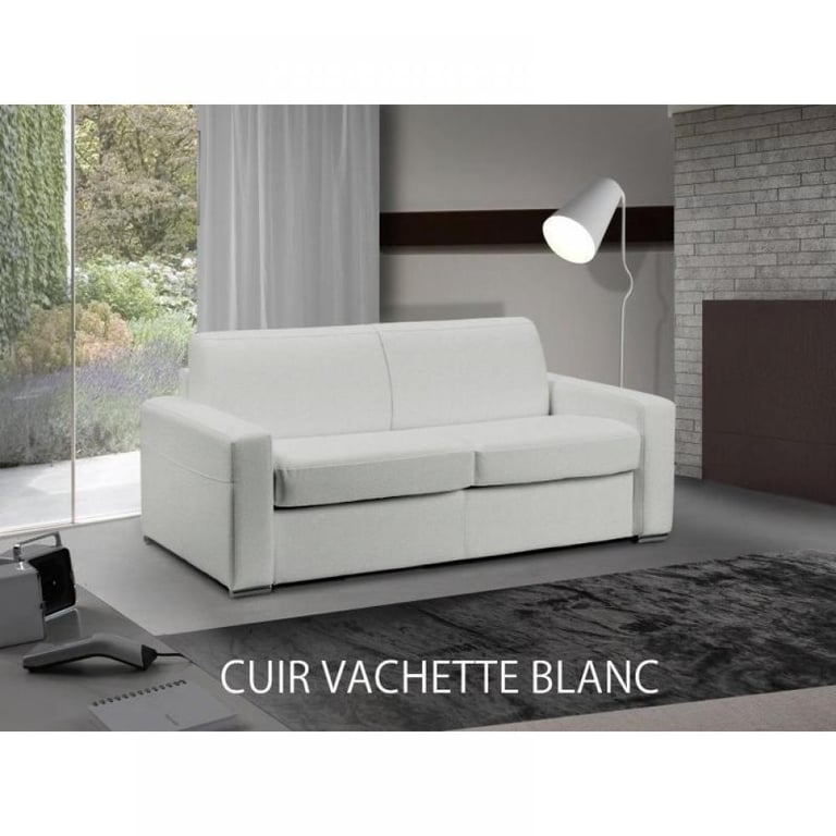 Produit similaire: Canapé MASTER express matelas 18 cm sommier lattes RENATONISI XXL 180 cm cuir blanc cassé