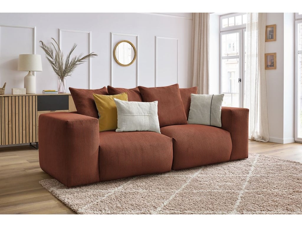 Produit similaire: Canapé droit fixe modulable VOLTAIRE orange BOBOCHIC 3 places