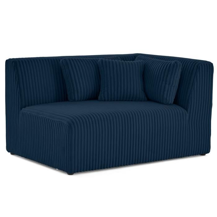Produit similaire: Victoire - module d'assise d'angle droit en velours côtelé grosses côtes - Bleu