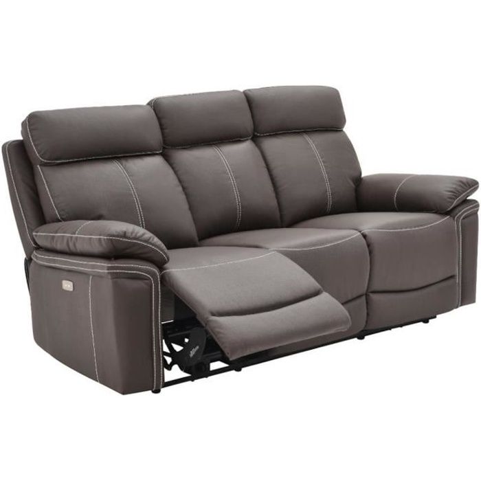 Produit similaire: Canapé Relax Electrique en Cuir ISIRIS - VENTE-UNIQUE - 3 Places - Marron