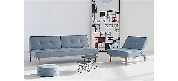 Bruunmunch Canapé 2 places Pump - Hallingdal 116 - gris clair