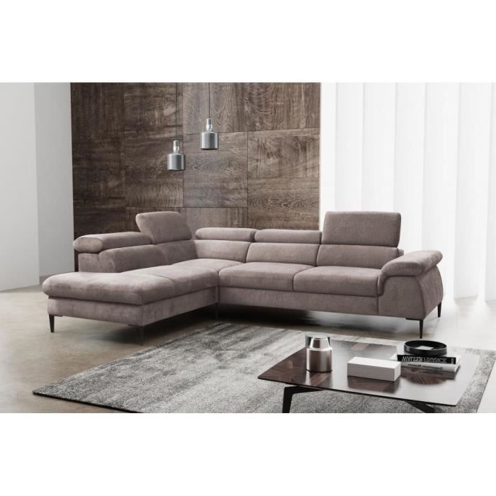 Produit similaire: Canapé d'angle convertible en tissu taupe SEPINA de PASCAL MORABITO - Angle gauche