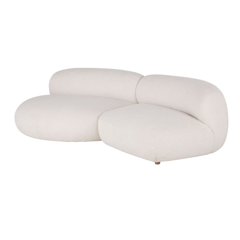 Canapé Stonic Beige tissu Bouclette - Vue supplémentaire 1