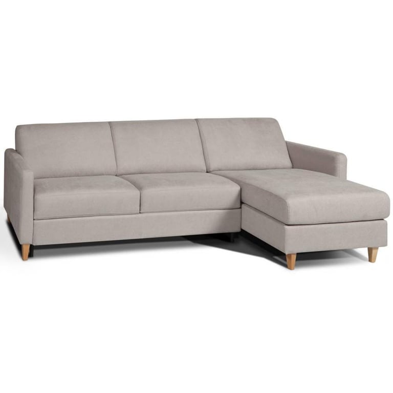Produit similaire: Canapé convertible d'angle NORDIC matelas 16 cm système express sommier lattes 120 cm RENATONISI pieds naturel