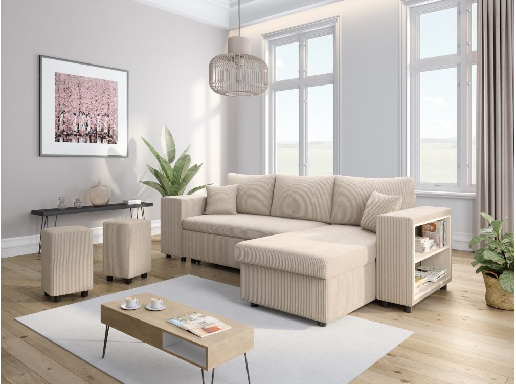 Produit similaire: mady - Canapé convertible Beige