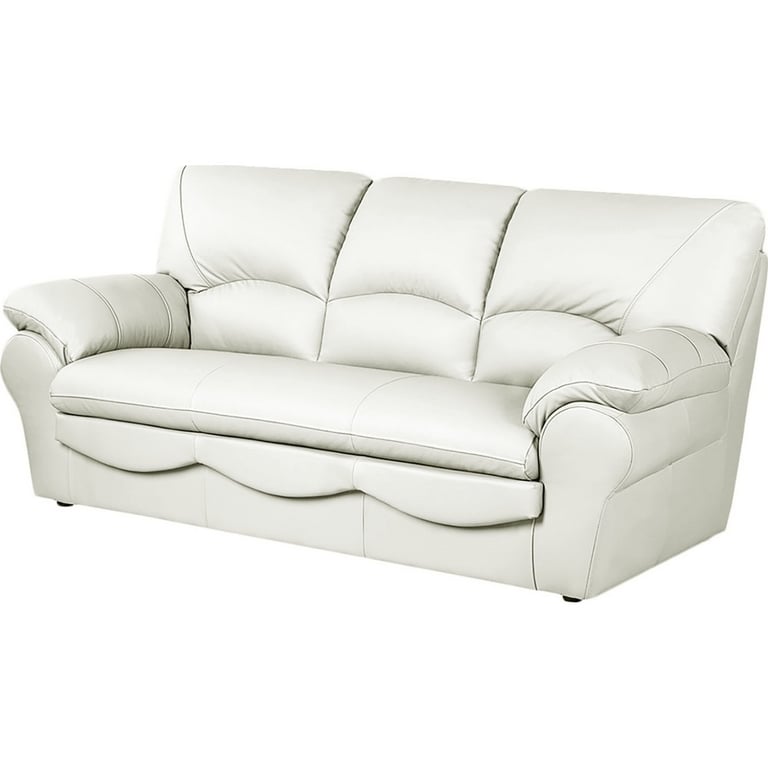 Produit similaire: osatis - Canapé cuir Blanc