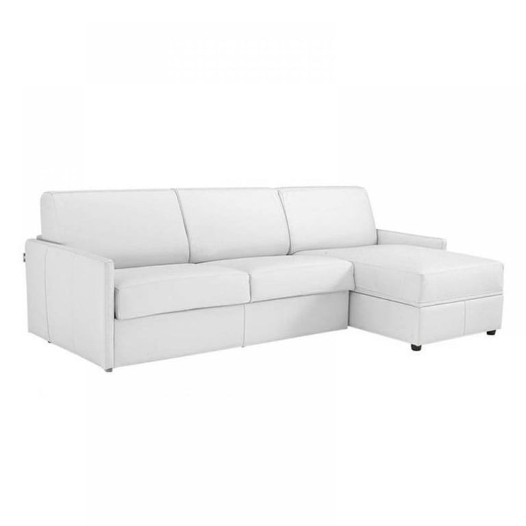 Produit similaire: Canapé d'angle SUN convertible EXPRESS 140cm polyuréthane blanc cassé matelas épaisseur 16cm