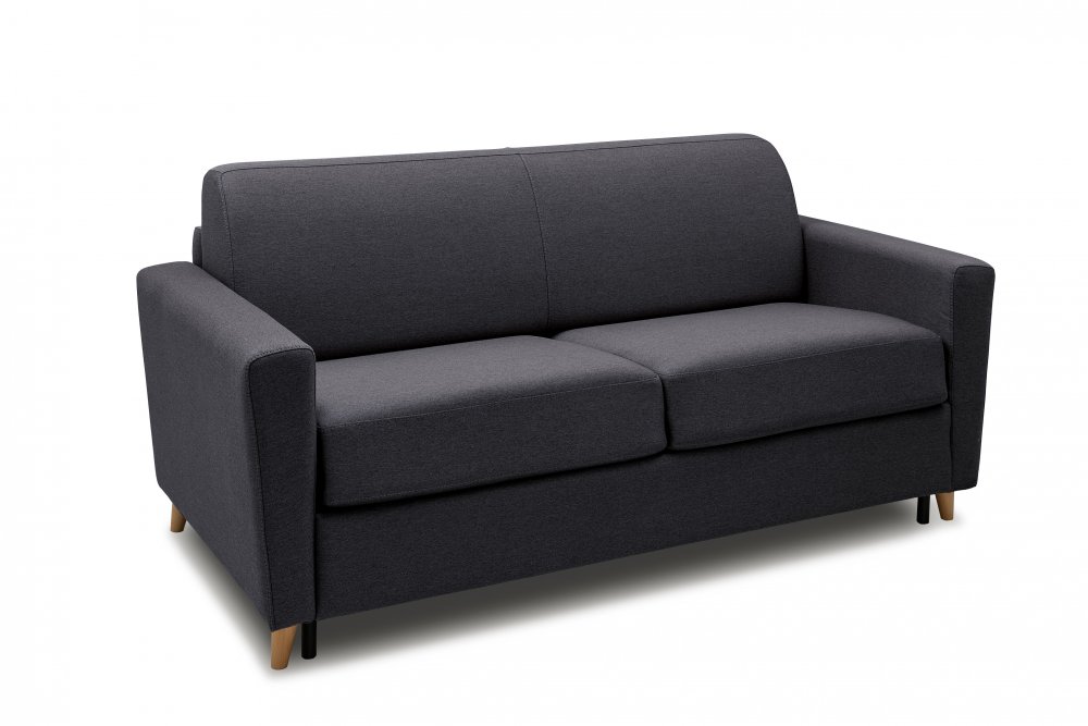 Produit similaire: Canapé convertible express 140 ROCHELLE  matelas 20 cm sommier métal velours Velluto anthracite