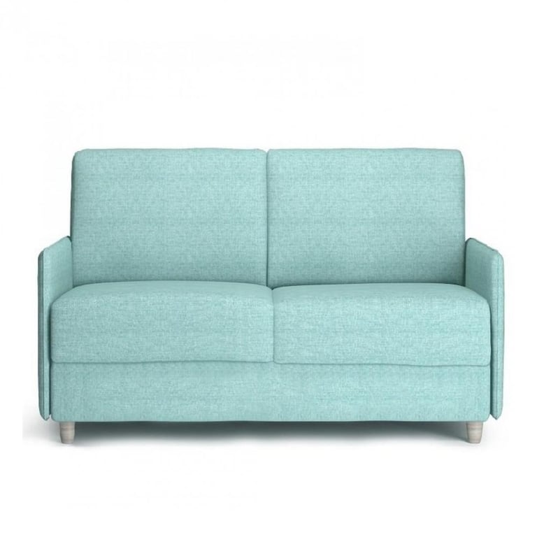 Produit similaire: Canapé Convertible express ZITTO Encombrement ouvert : 206 cm couchage 120 piètement hêtre naturel.