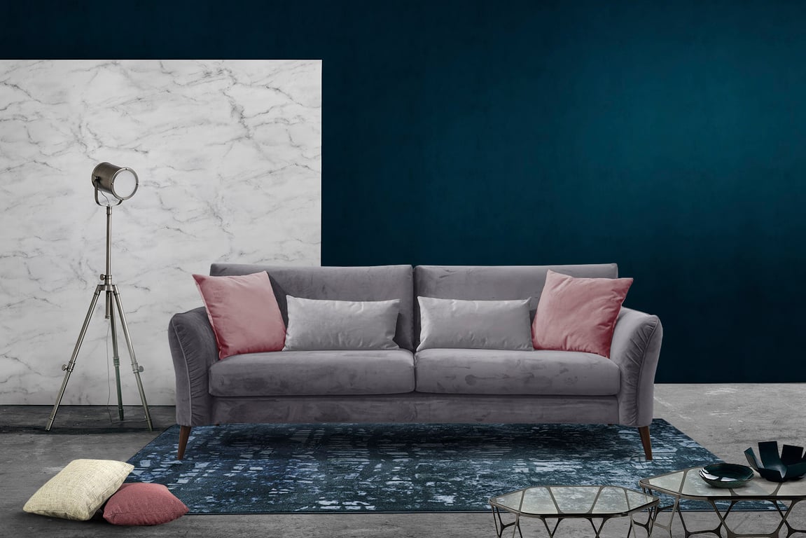 Produit similaire: Figari - Canapé velours Gris