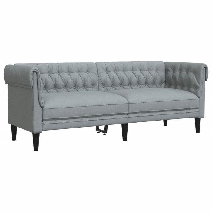 Produit similaire: UU Canapé Chesterfield,3 places,Canapé à Salon moderne gris clair tissu,201,5x74,5x74,5 cm CHY7055760