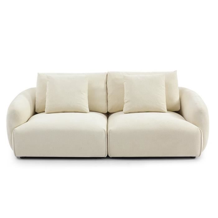 Produit similaire: Canapé 3 places scandinave Isa chenille blanc cassé - Livin24 - Confortable et design