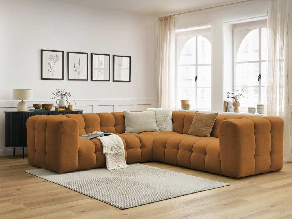 Produit similaire: Canapé d'angle réversible CLOUD jaune réversible BOBOCHIC 4 places