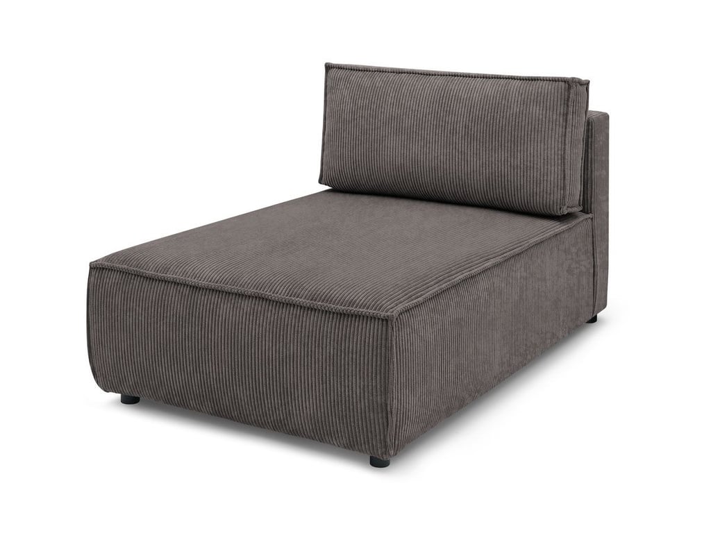 Produit similaire: Méridienne sans accoudoir pour canapé modulable NIHAD tissu velours côtelé marron BOBOCHIC 1 places