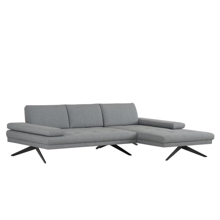 Produit similaire: Canapé angle FERNIE double profondeur Méridienne droite tissu gris 296 x 179 cm