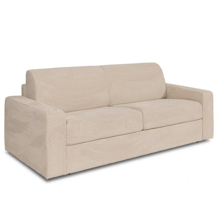 Produit similaire: Canapé convertible EXPRESS BILBAO couchage 120 cm matelas 16 cm velours ivoire