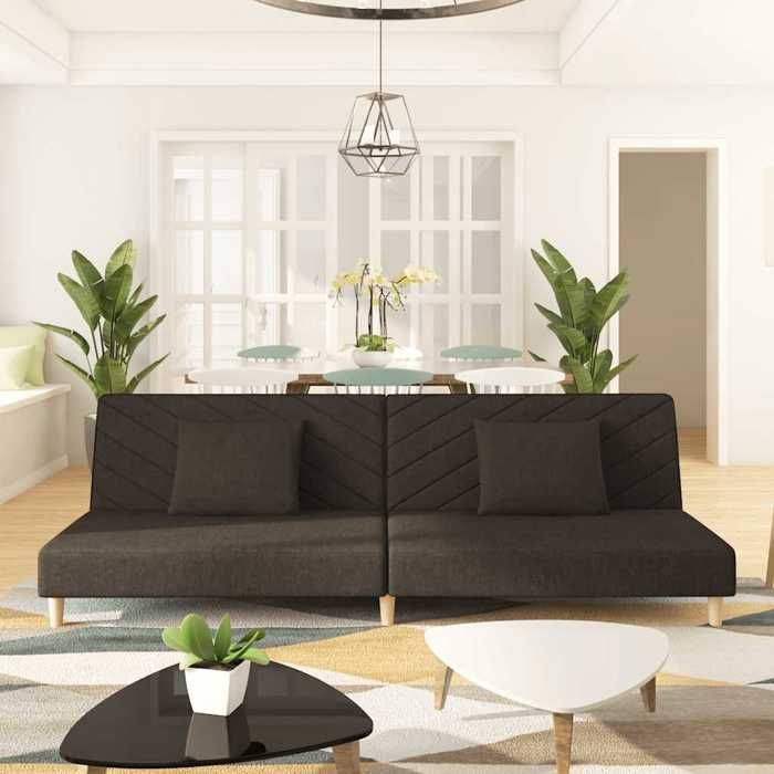 Produit similaire: NEW Clic Clac Convertible,Canapé-lit à 2 places avec deux oreillers marron tissu - 200x84,5x69 cm - 566053