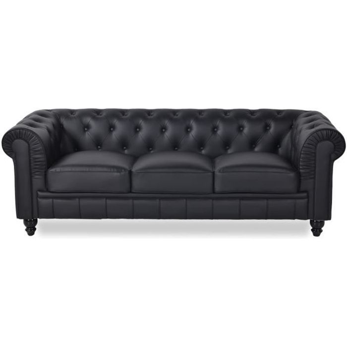 Produit similaire: Canapé Chesterfield 3 Places Regency Noir