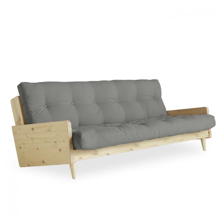 Produit similaire: Canapé 3 places convertible INDIE style scandinave futon gris couchage 130*190 cm.