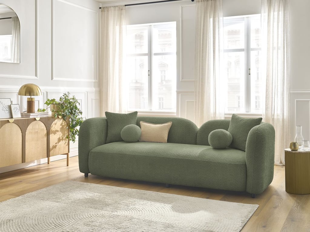 Produit similaire: Canapé droit fixe 3 places HAILEY vert BOBOCHIC