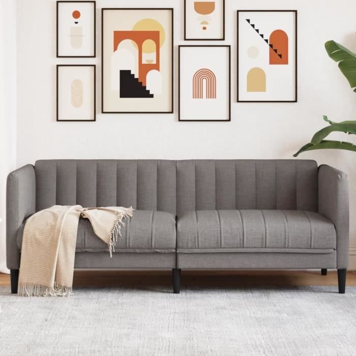 Produit similaire: Canapé salon séjour | Canapé à 2 places | taupe tissu 176x76,5x74,5 cm