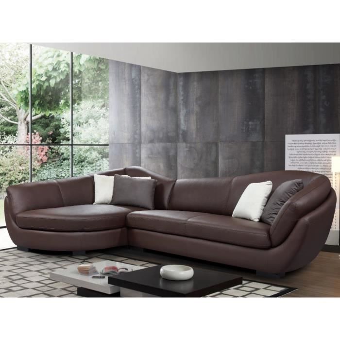 Produit similaire: Canapé d'angle en cuir de buffle 5 places CAIPI - Marron - Angle gauche - VENTE-UNIQUE