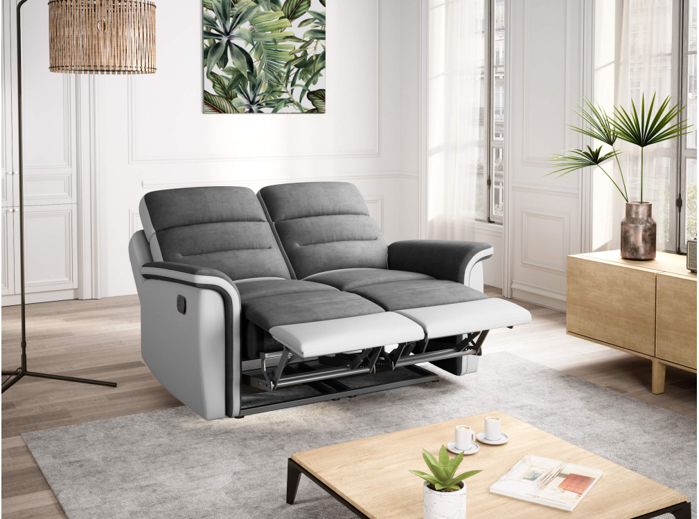 Produit similaire: RELAXXO - Canapé de Relaxation 2 places LÉON - Microfibre/Simili