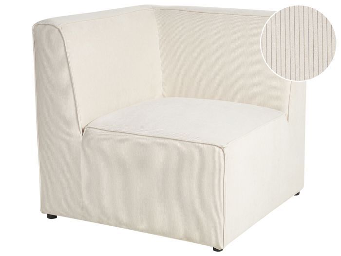 Produit similaire: Module d'angle en velours côtelé beige pour canapé LEMVIG