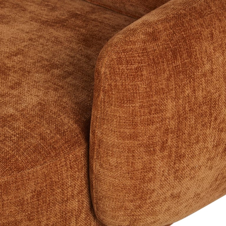 Canapé Bayma relax 4 places velours marron - Vue supplémentaire 3