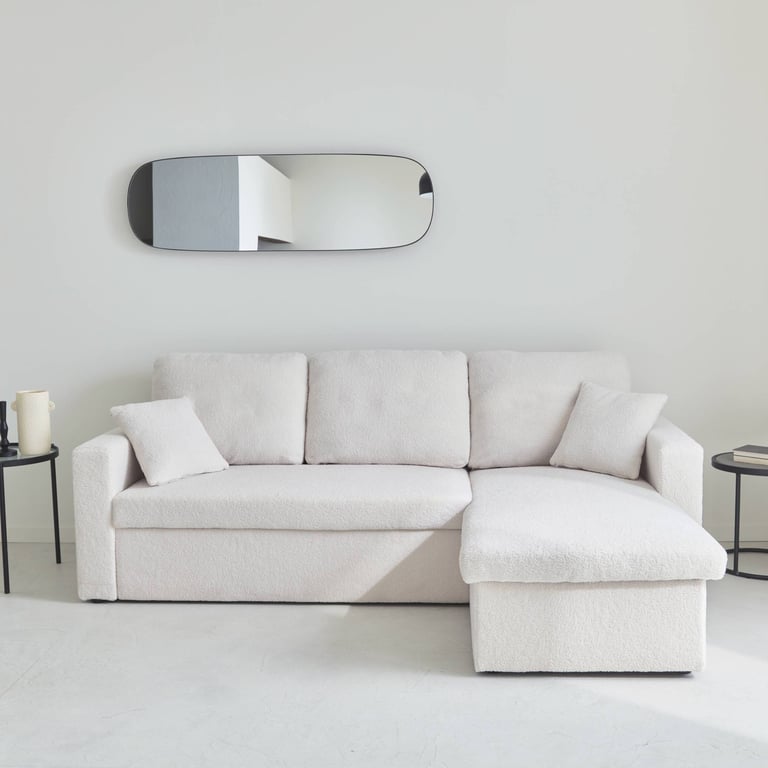 Produit similaire: Ida - Canapé convertible bouclette Blanc