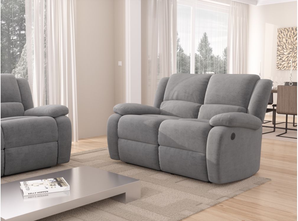 Produit similaire: RELAXXO - Canapé Relaxation électrique LEO 2 places en microfibre Gris