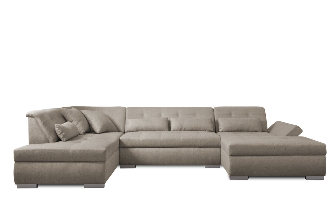 Produit similaire: Canapé panoramique Angle gauche 7 places Tissu Beige