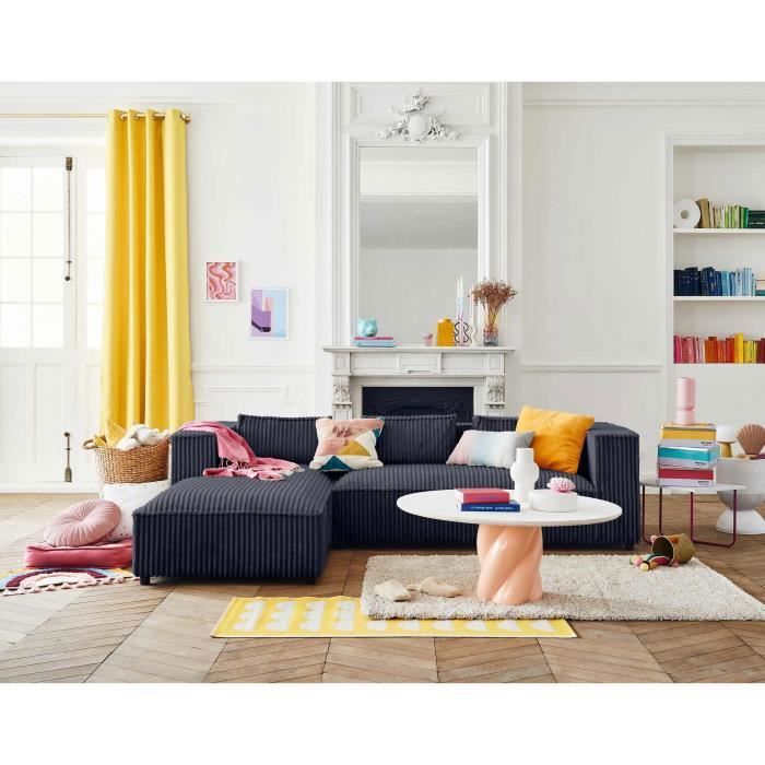 Produit similaire: Stella - canapé d'angle gauche - 4 places - en velours côtelé grosses côtes