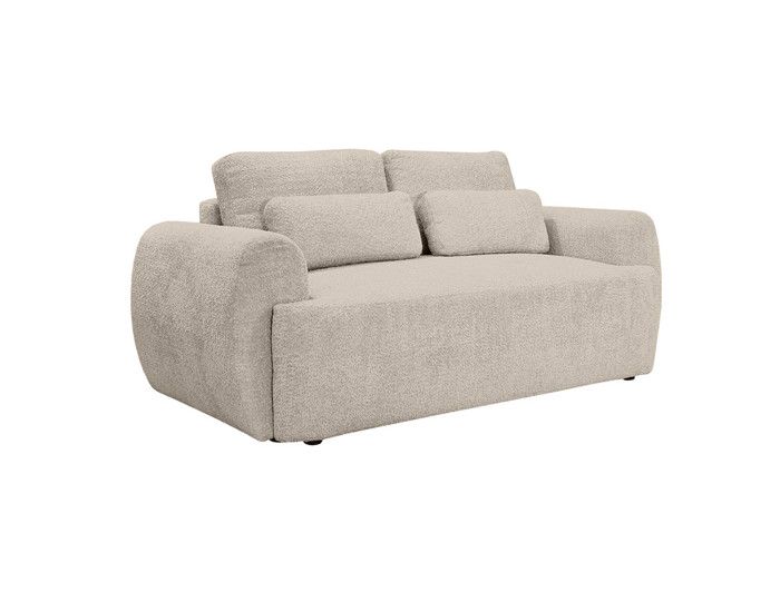 Produit similaire: Mahina - canapé droit 2 places - en tissu bouclette - Taupe