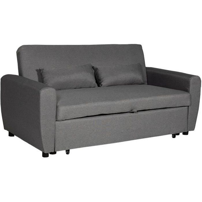 Produit similaire: Canapé convertible - HAPPY GARDEN - MATT 2 places - Gris - Tissu - Couchage occasionnel