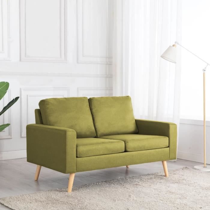 Produit similaire: Canapé scandinave de relaxation MVS - Canapé à 2 places Vert Tissu,22 Kg