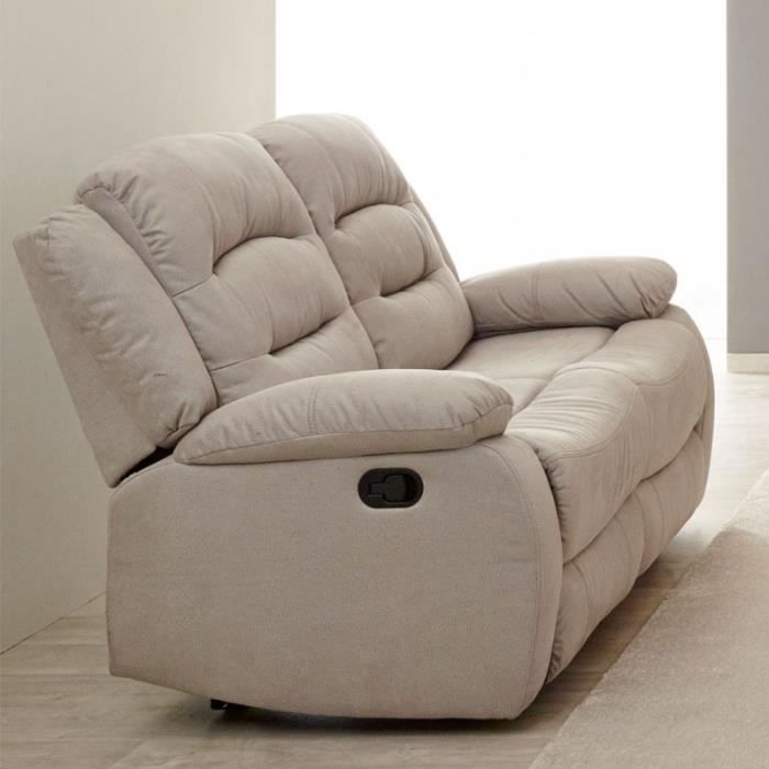 Canapé Relax 2 places - NERVAL - L 152 x l 96 x H 102 cm