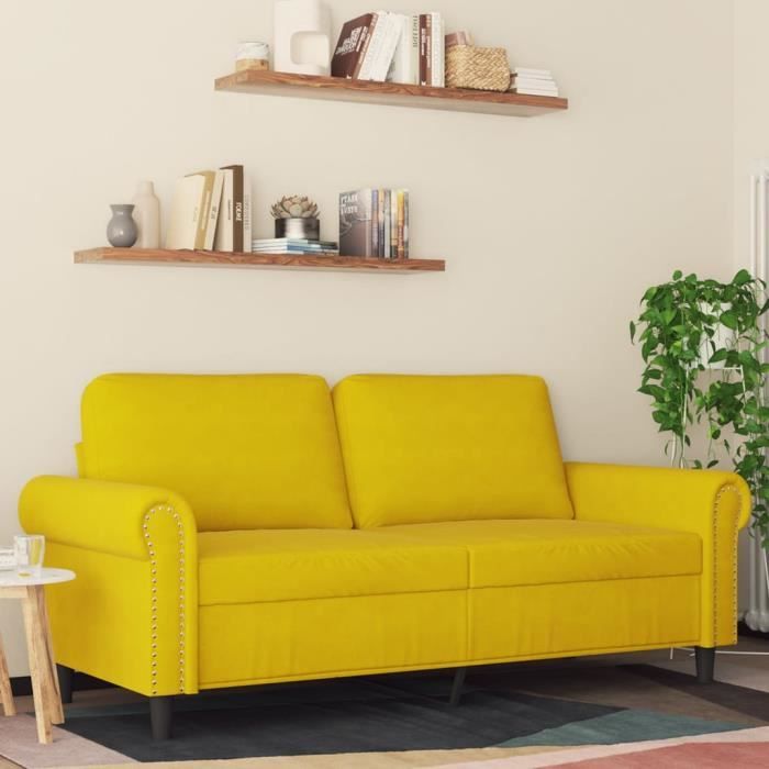 Produit similaire: Canapé salon séjour | Canapé à 2 places | Jaune 140 cm Velours 172x77x80 cm
