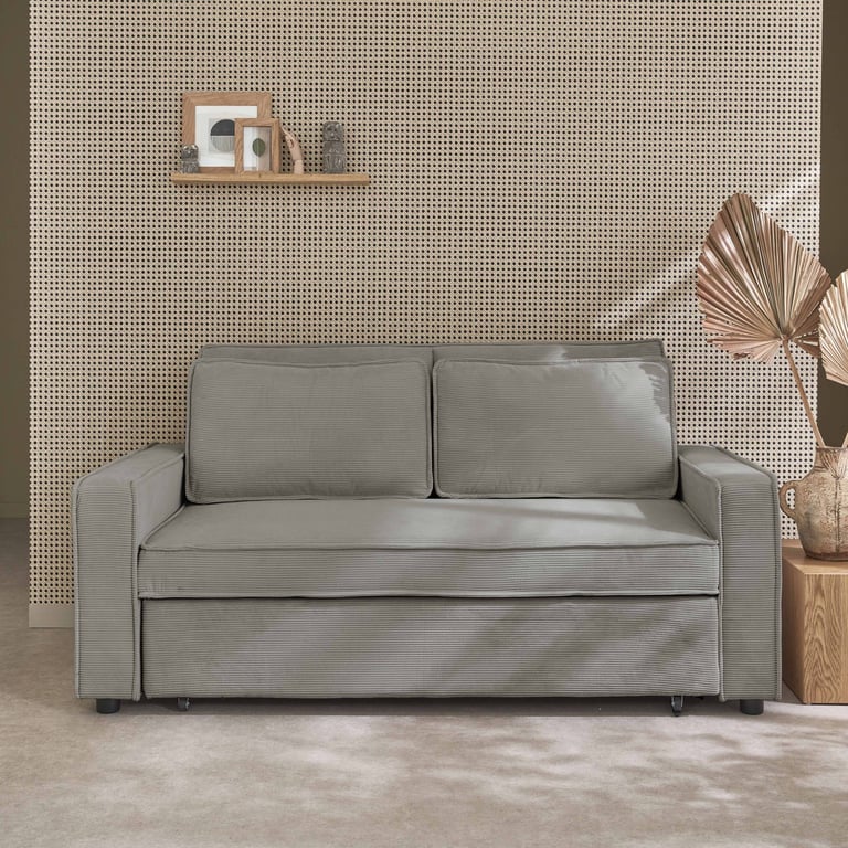 Produit similaire: chill - Canapé convertible velours côtelé Gris