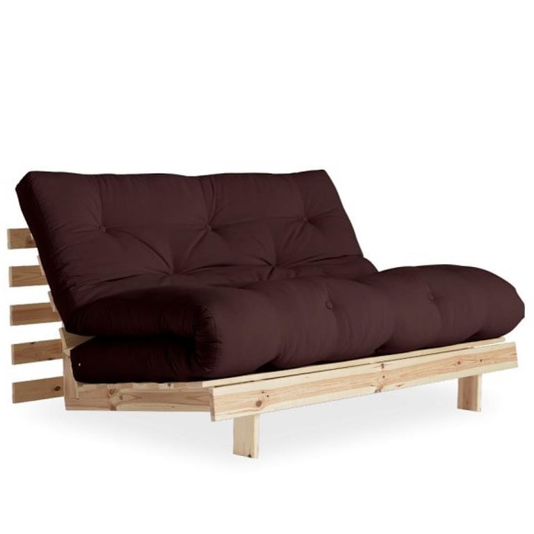 Produit similaire: Canapé convertible futon ROOTS pin naturel coloris brown couchage 140*200 cm.