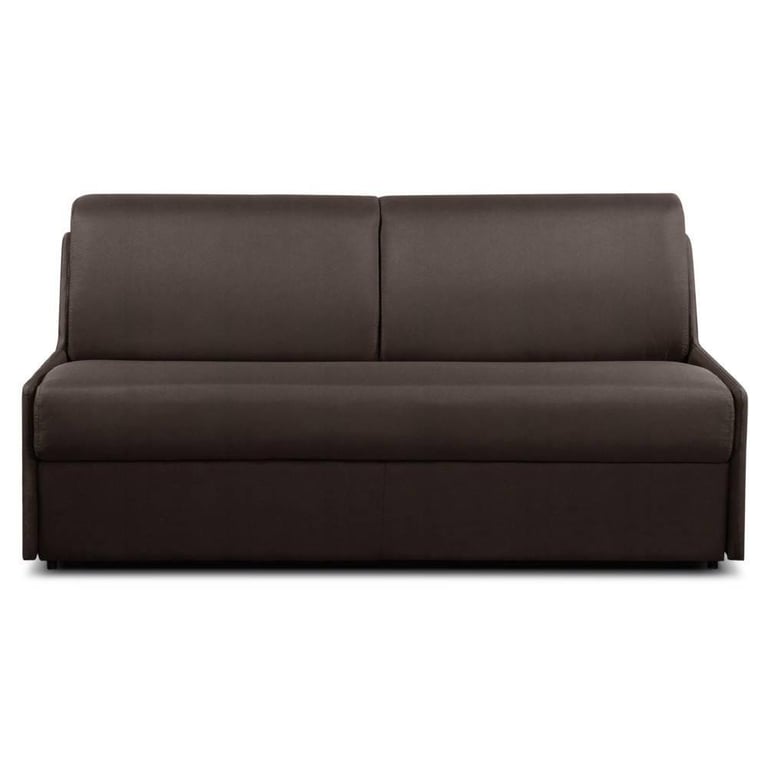 Produit similaire: Canapé convertible MONACO matelas mémory 20cm express lattes 120cm Microfibre marron
