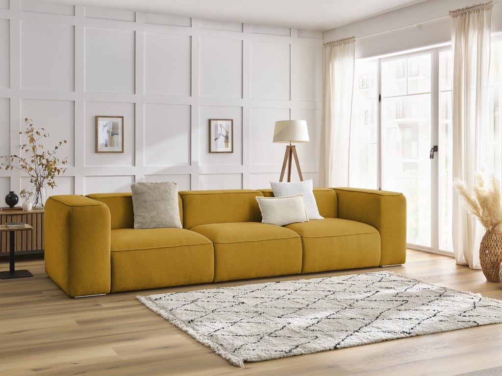 Produit similaire: Canapé droit fixe 3 places ZEPHYR jaune BOBOCHIC