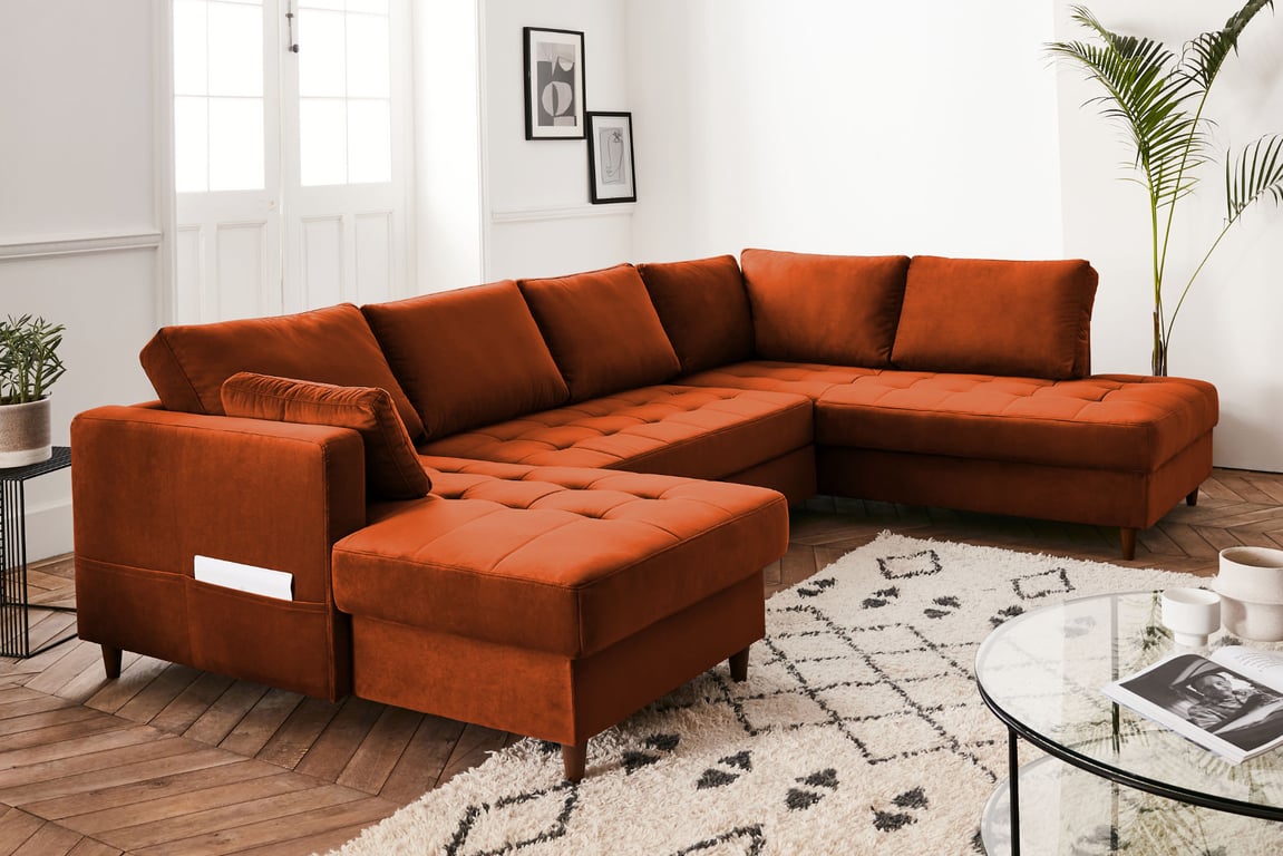 Produit similaire: anna - Canapé velours Orange