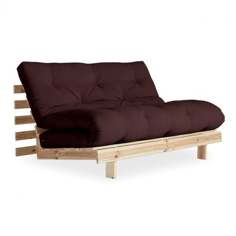 Produit similaire: Canapé convertible futon ROOTS pin naturel coloris marron couchage 160*200 cm