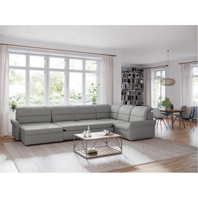 Produit similaire: Canapé panoramique modulable convertible avec coffre GARDEN gris